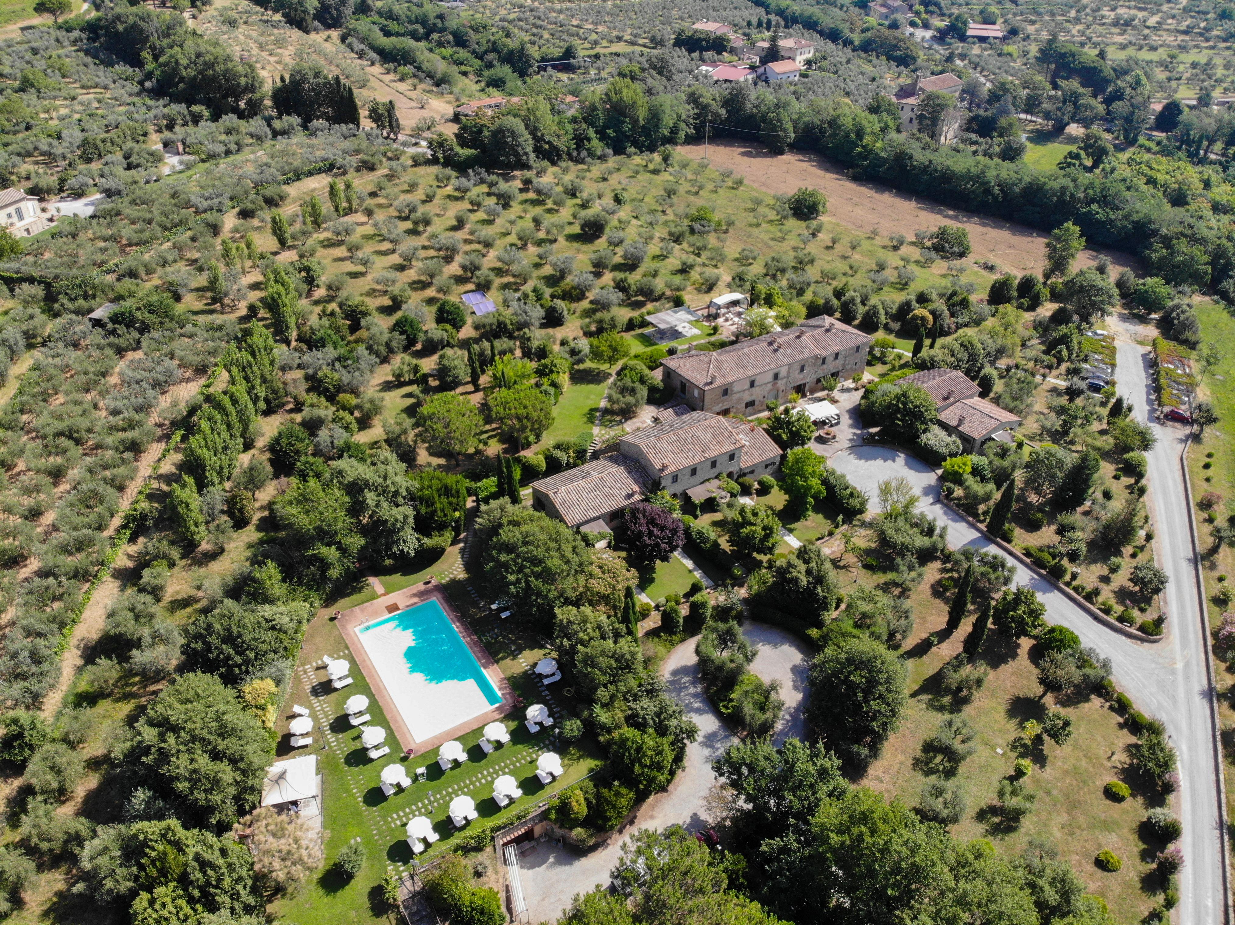 Villa Borgo San Pietro Кортона Экстерьер фото