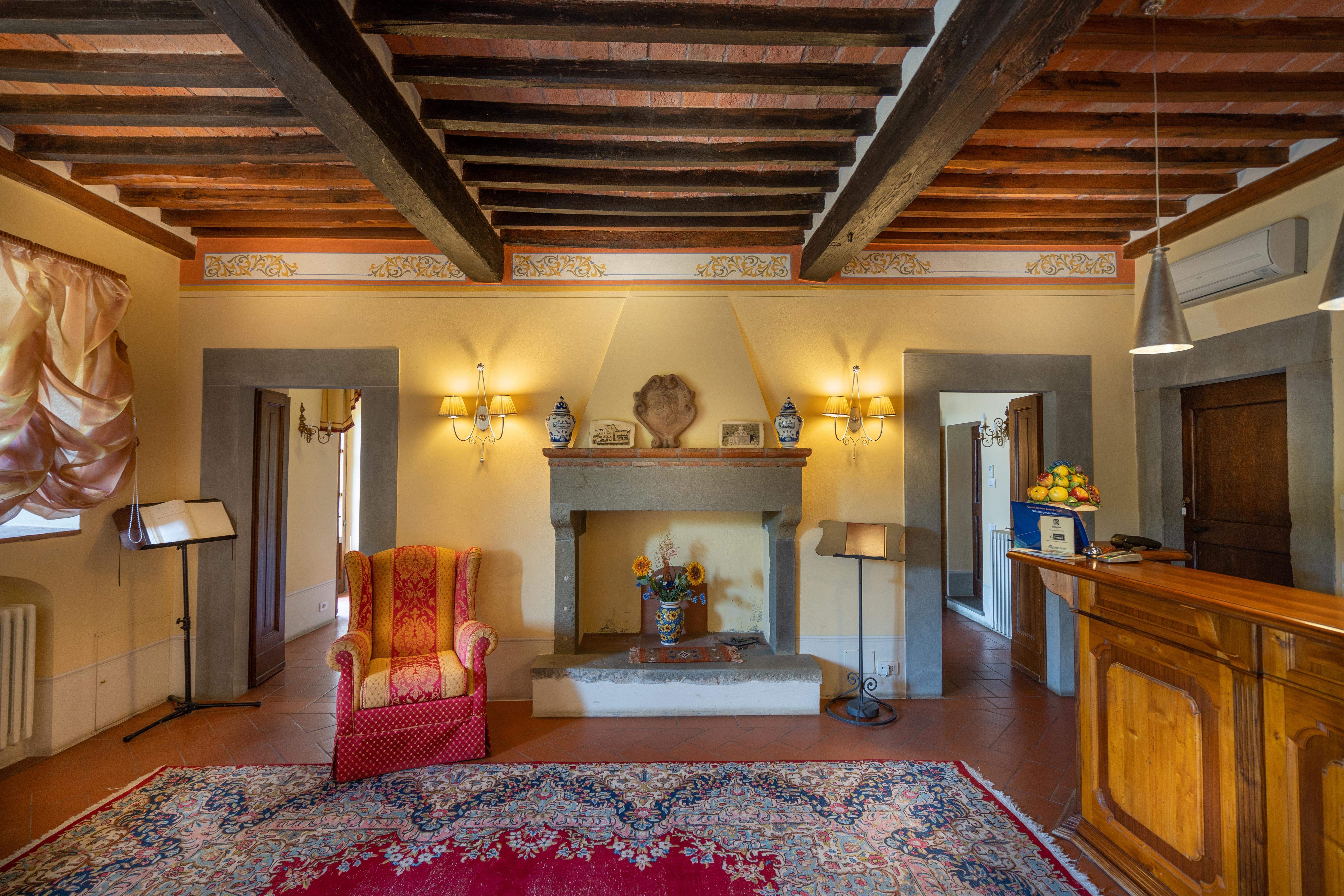 Villa Borgo San Pietro Кортона Экстерьер фото
